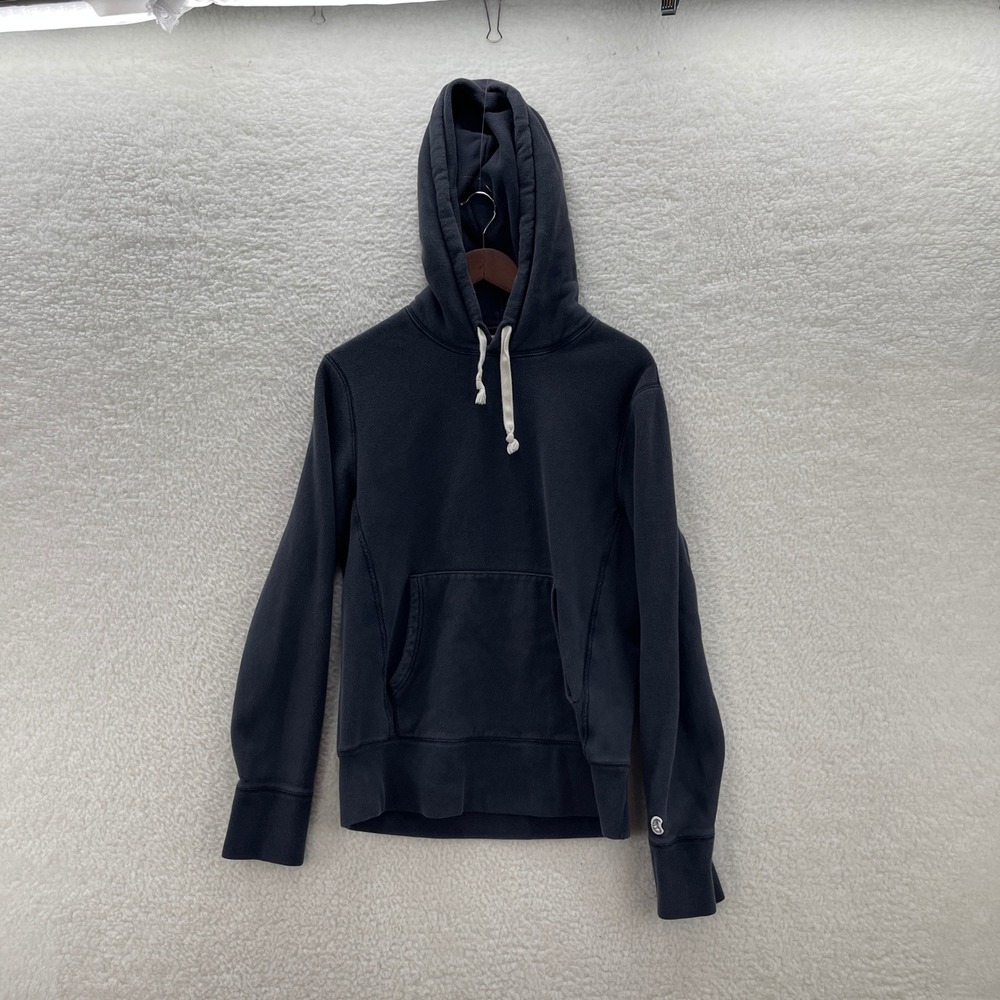 Todd Snyder Champion Hoodie Mens Small Black Made In USA Designer Luxury Gym